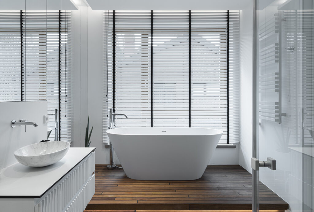 Bathroom with Stonewood Flooring 